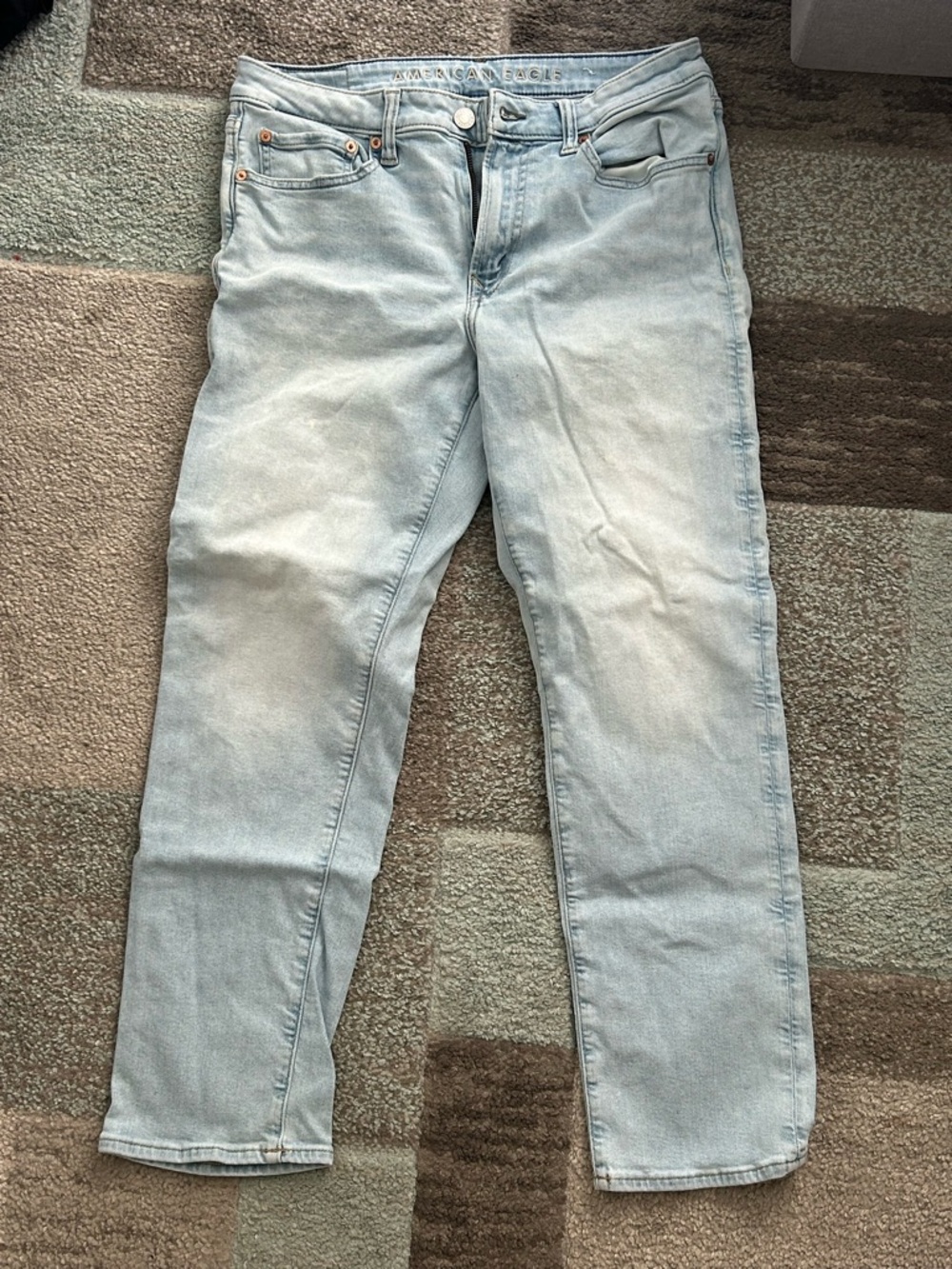 American Eagle Outfitters Light Blue Slim Straight Jeans